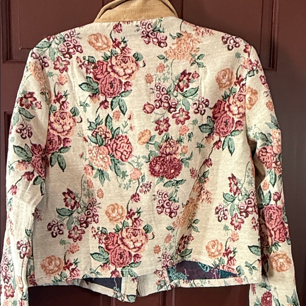 So Me Floral Blazer with Mustard Accents - Picture 5 of 5